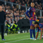 Lamine Yamal Barcelona saat melawan Atletico Madrid