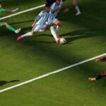 Ferran Torres merayakan kemenangan bersama Timnas Spanyol